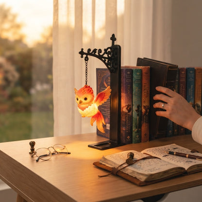 Serre-livres Hibou Lumineux